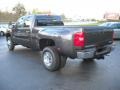 2011 Storm Gray Metallic GMC Sierra 3500HD SLT Crew Cab 4x4 Dually  photo #5