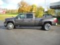 2011 Storm Gray Metallic GMC Sierra 3500HD SLT Crew Cab 4x4 Dually  photo #6