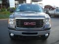 2011 Storm Gray Metallic GMC Sierra 3500HD SLT Crew Cab 4x4 Dually  photo #10