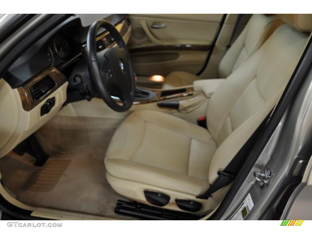 2007 3 Series 328xi Sedan - Sonora Metallic / Beige photo #10