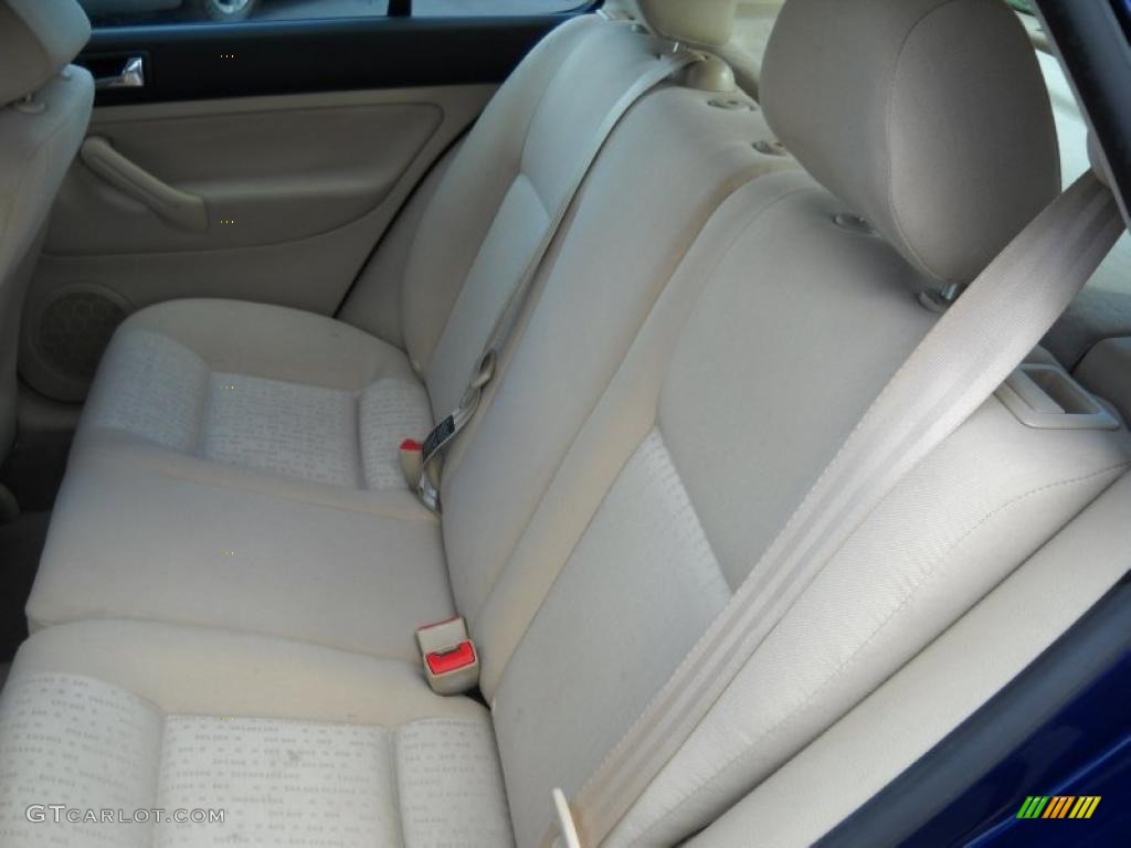 2005 Golf GL 4 Door - Indigo Blue Metallic / Beige photo #9