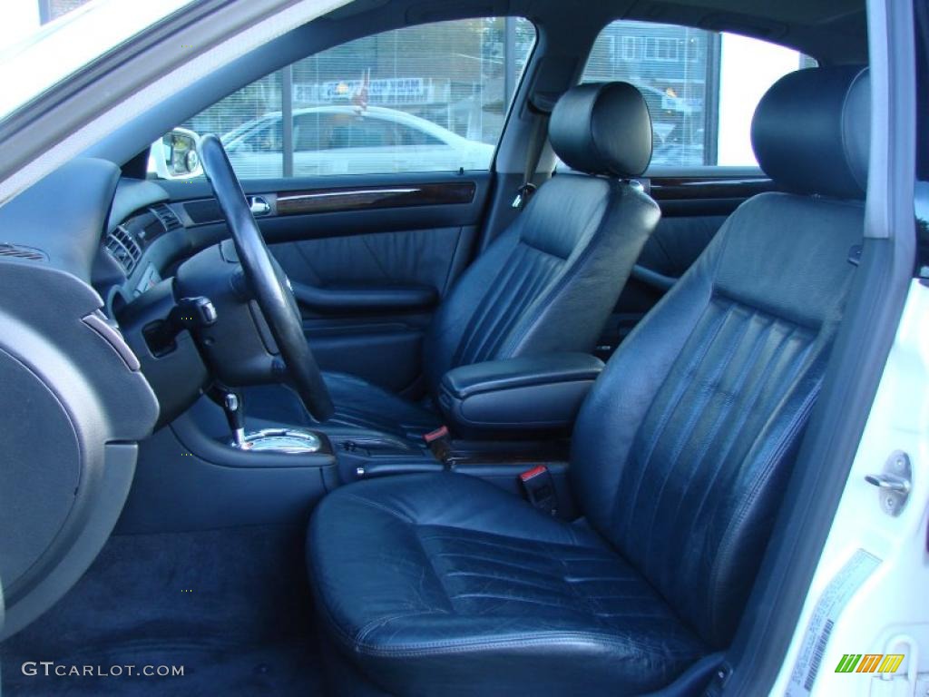 Onyx Black Interior 1999 Audi A6 2.8 quattro Sedan Photo #38532403