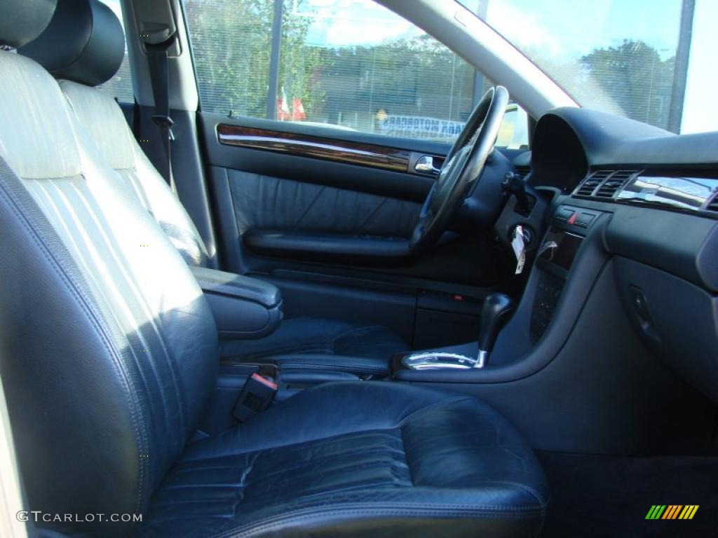 1999 A6 2.8 quattro Sedan - Casablanca White / Onyx Black photo #7