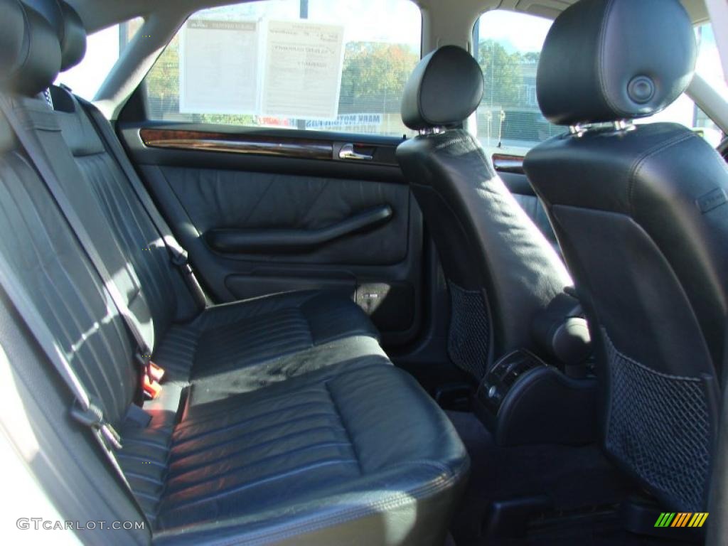 1999 A6 2.8 quattro Sedan - Casablanca White / Onyx Black photo #8