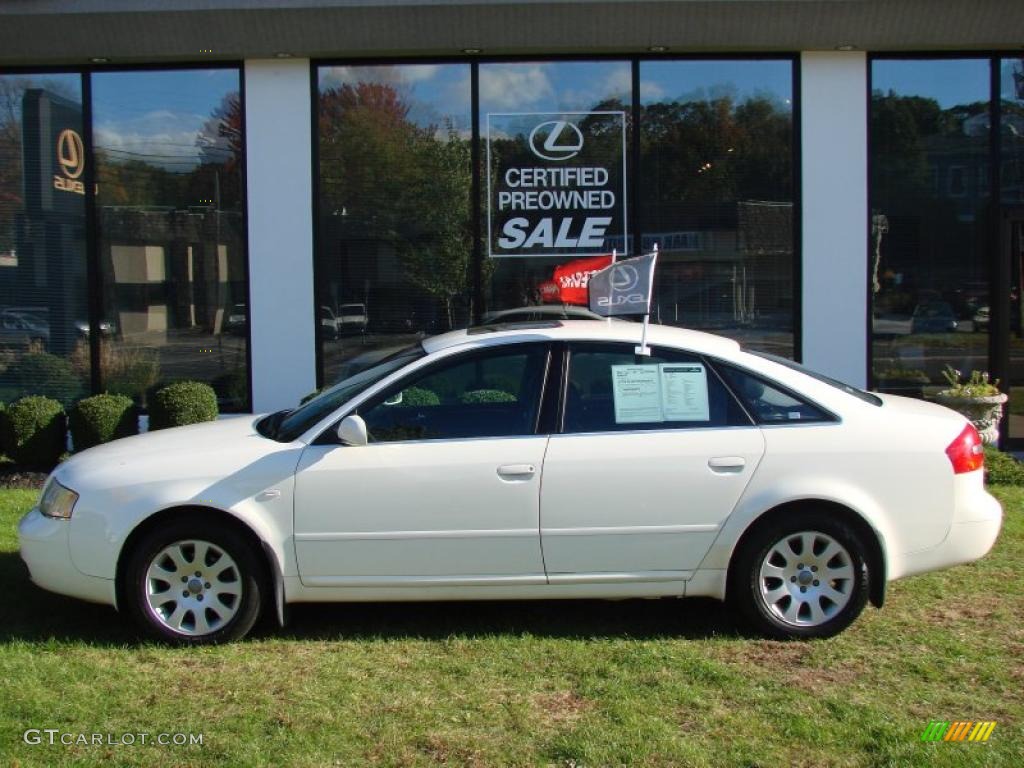 1999 A6 2.8 quattro Sedan - Casablanca White / Onyx Black photo #10