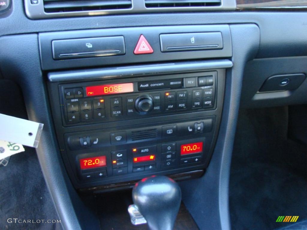 1999 A6 2.8 quattro Sedan - Casablanca White / Onyx Black photo #14