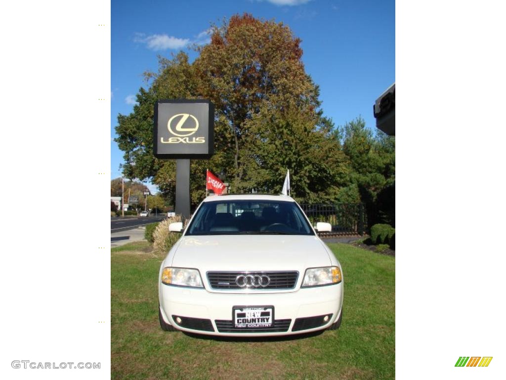 1999 A6 2.8 quattro Sedan - Casablanca White / Onyx Black photo #16