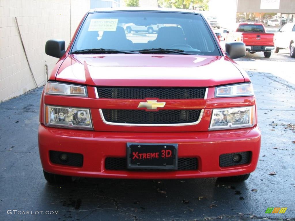 2005 Colorado Xtreme Crew Cab - Victory Red / Sport Pewter photo #3