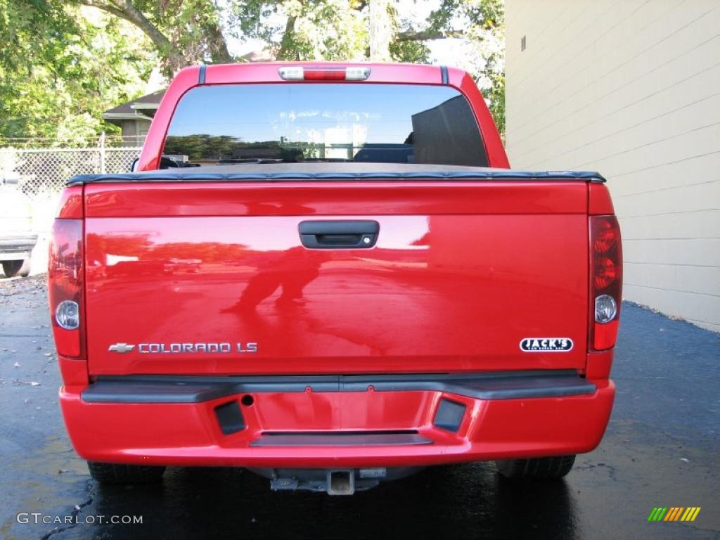 2005 Colorado Xtreme Crew Cab - Victory Red / Sport Pewter photo #6
