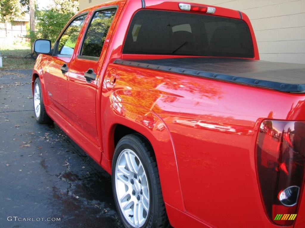 2005 Colorado Xtreme Crew Cab - Victory Red / Sport Pewter photo #13