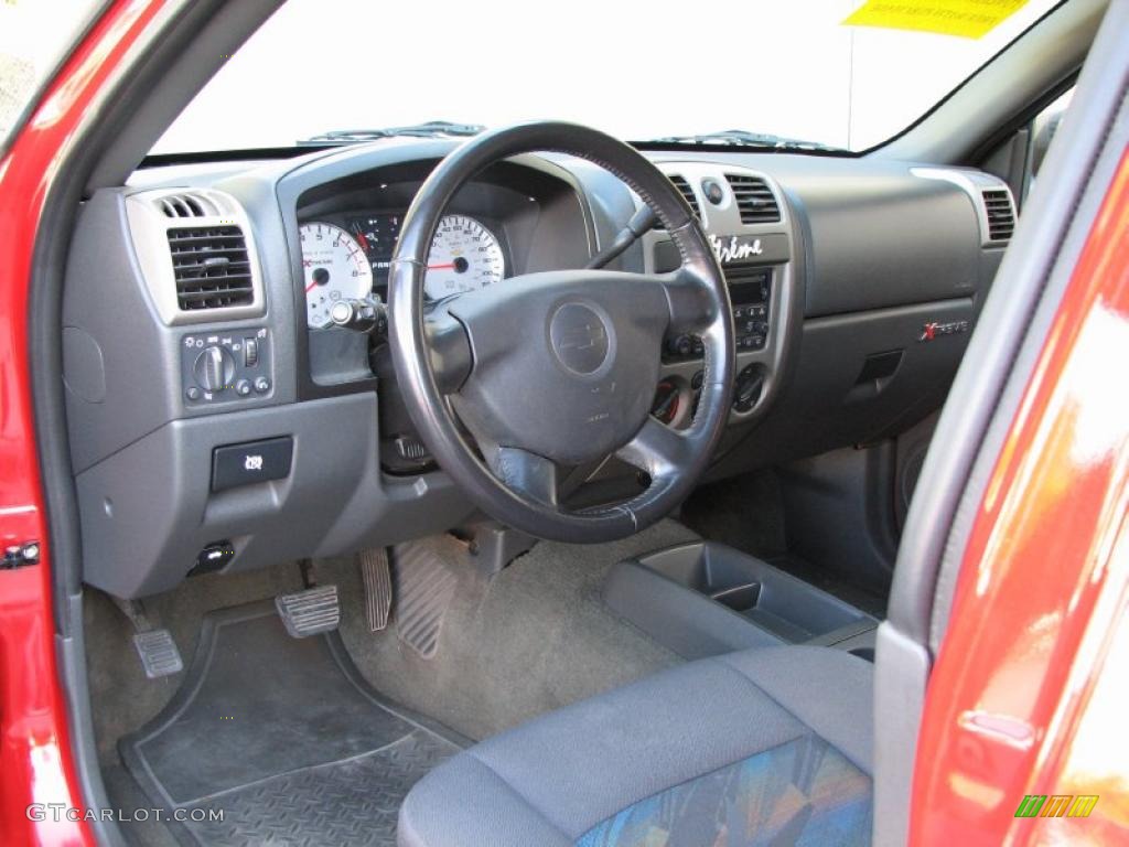 2005 Chevrolet Colorado Xtreme Crew Cab Sport Pewter Dashboard Photo #38533719