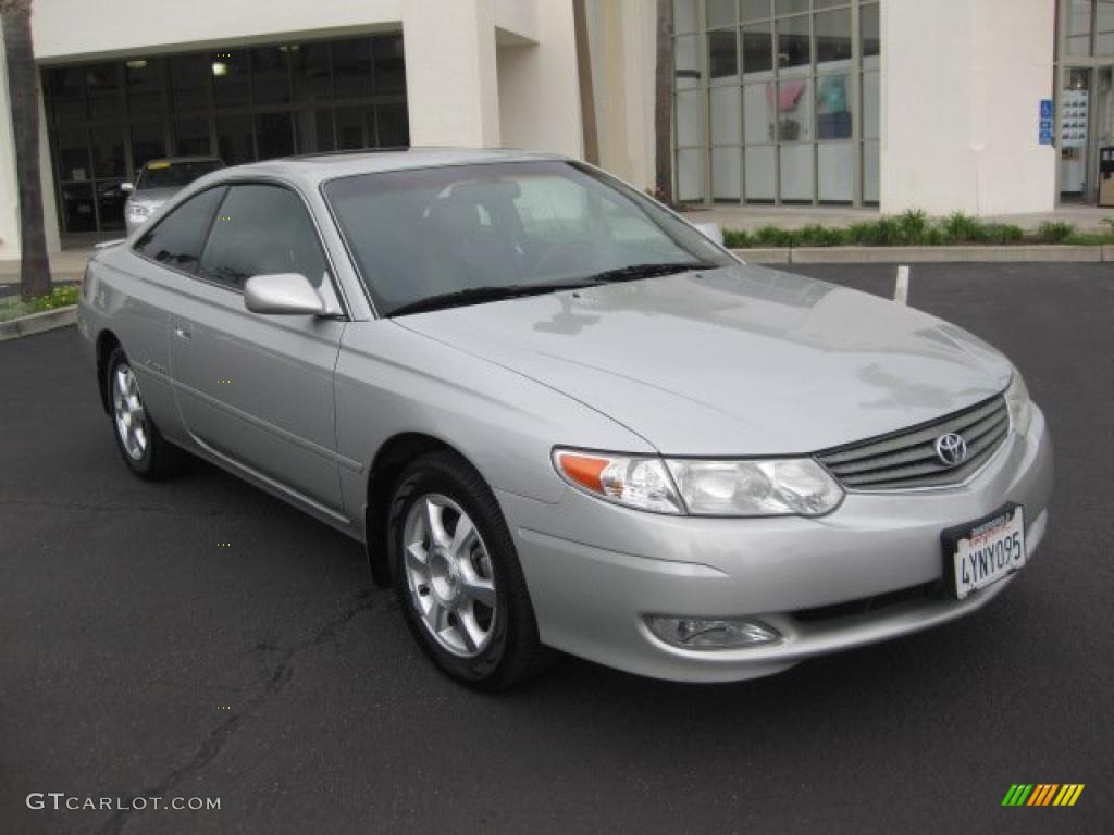 Lunar Mist Metallic 2002 Toyota Solara SLE V6 Coupe Exterior Photo #38534851