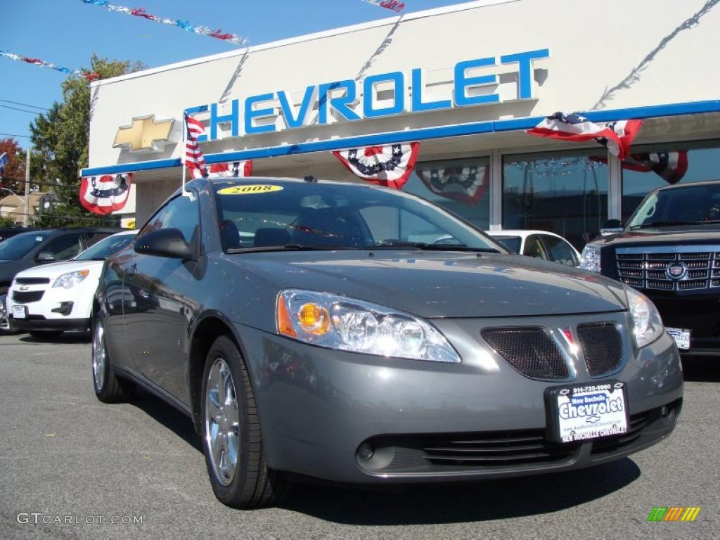 2008 G6 GT Coupe - Dark Steel Gray Metallic / Ebony Black photo #1