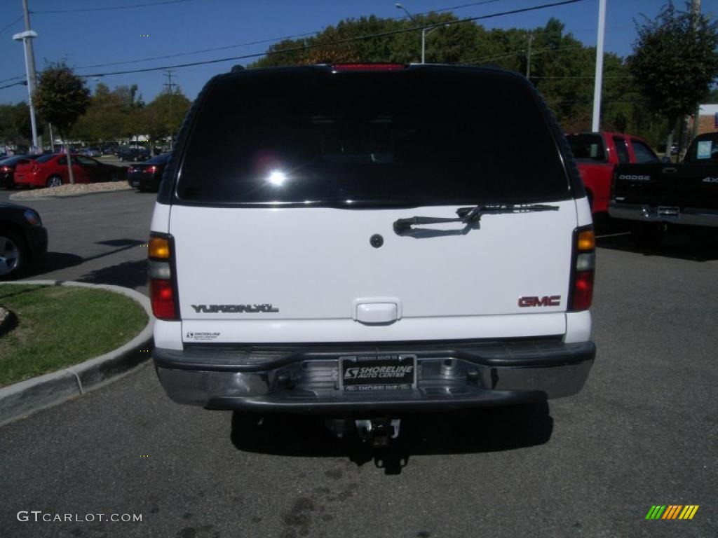 2004 Yukon XL 1500 SLT - Summit White / Neutral/Shale photo #4