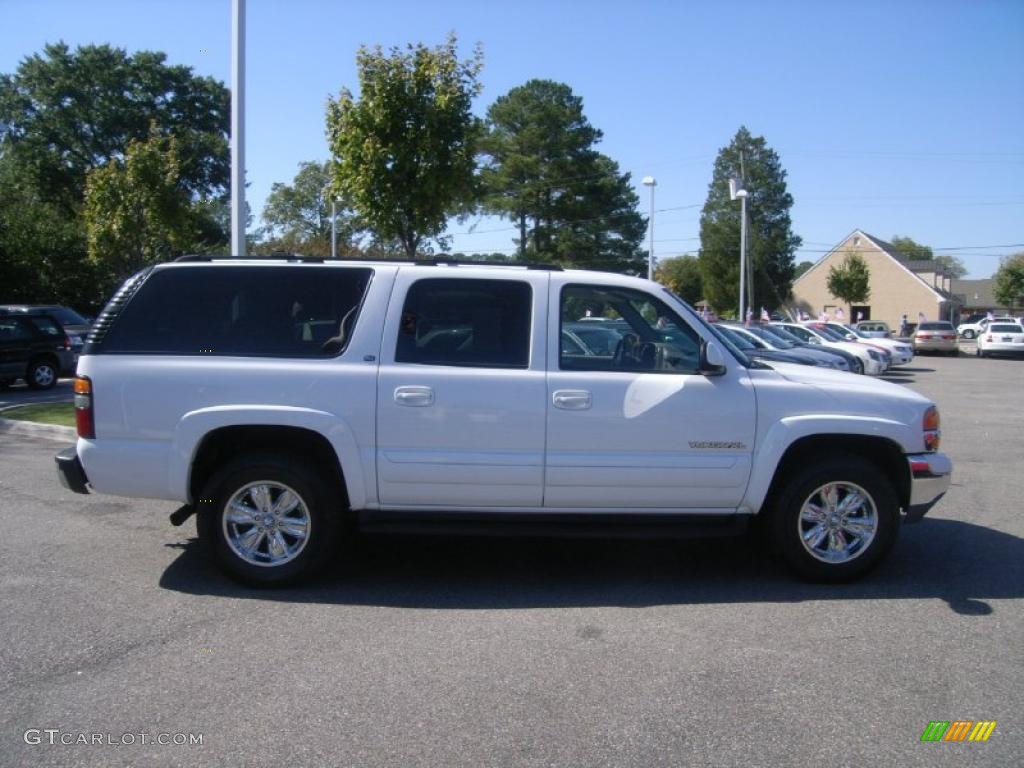 2004 Yukon XL 1500 SLT - Summit White / Neutral/Shale photo #6