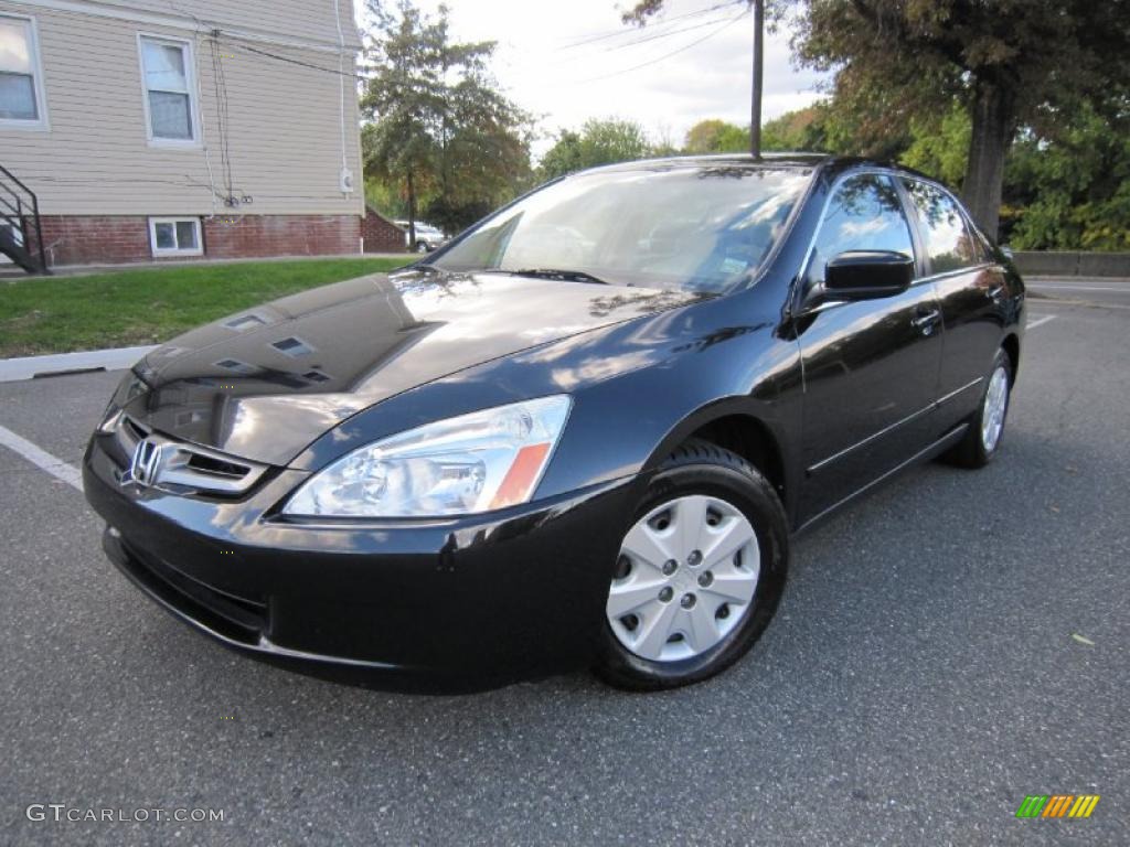 2004 Accord LX Sedan - Nighthawk Black Pearl / Black photo #1