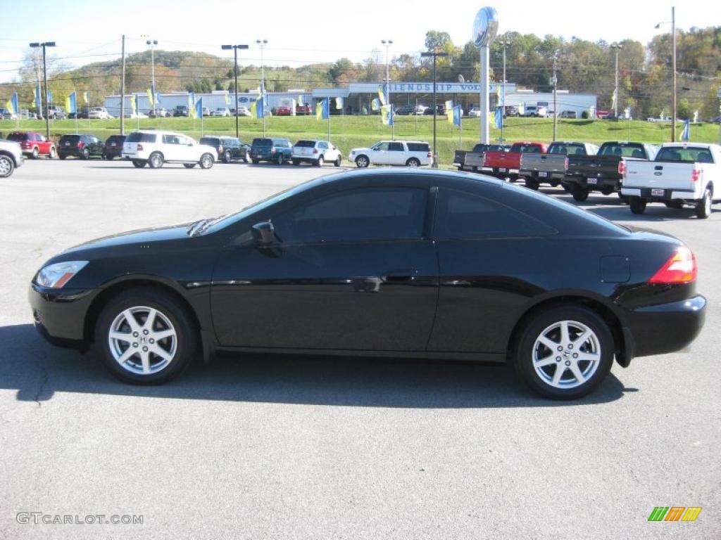 2003 Accord EX V6 Coupe - Nighthawk Black Pearl / Black photo #1