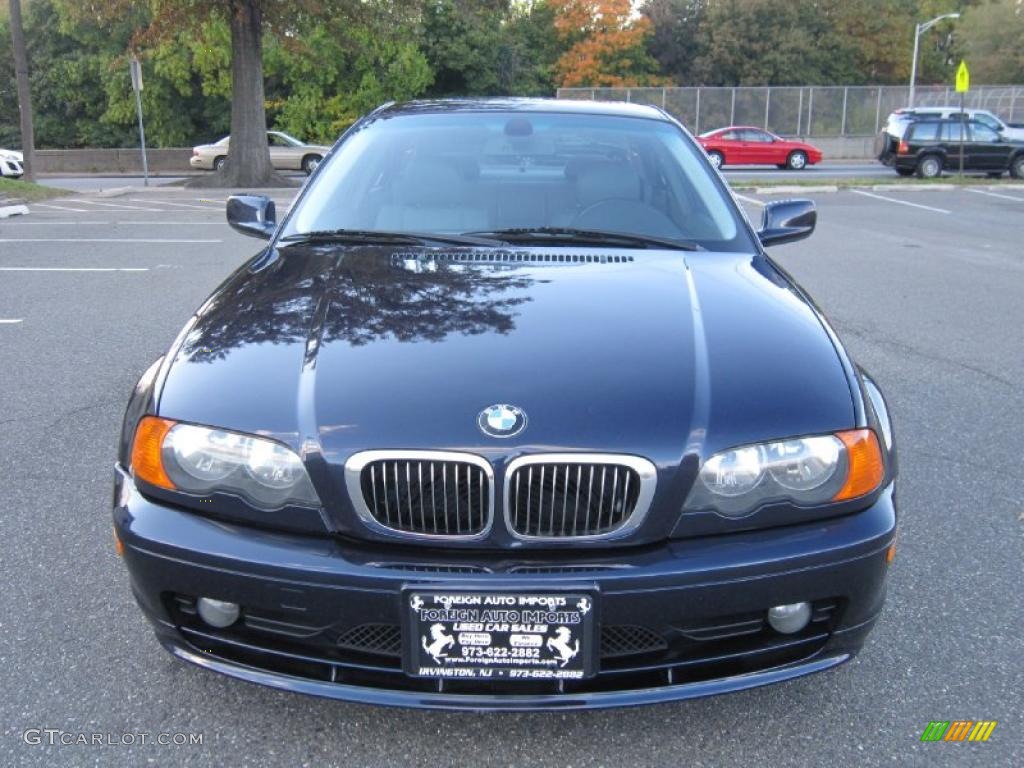 2003 3 Series 325i Coupe - Orient Blue Metallic / Grey photo #3