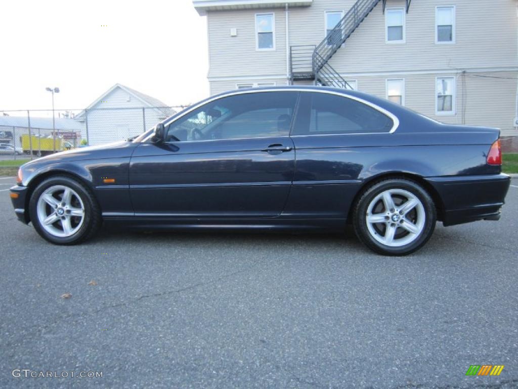2003 3 Series 325i Coupe - Orient Blue Metallic / Grey photo #4