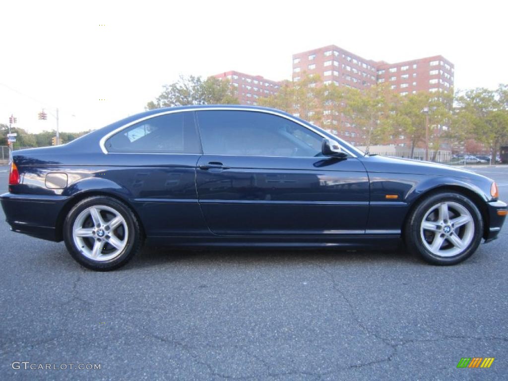 2003 3 Series 325i Coupe - Orient Blue Metallic / Grey photo #16