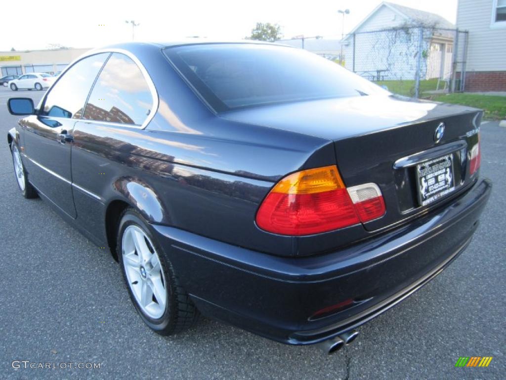 2003 3 Series 325i Coupe - Orient Blue Metallic / Grey photo #20