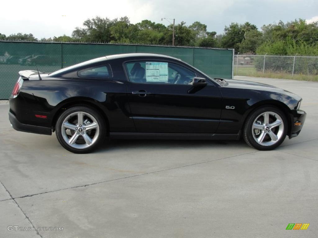 2011 Mustang GT Premium Coupe - Ebony Black / Charcoal Black/Cashmere photo #2