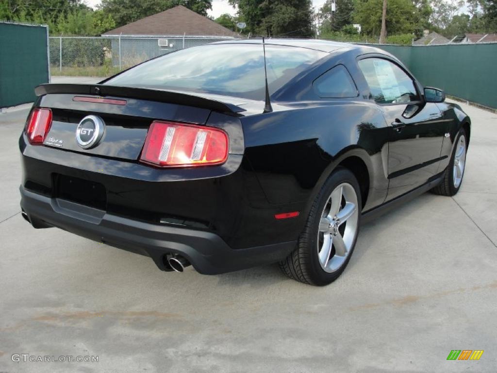 2011 Mustang GT Premium Coupe - Ebony Black / Charcoal Black/Cashmere photo #3