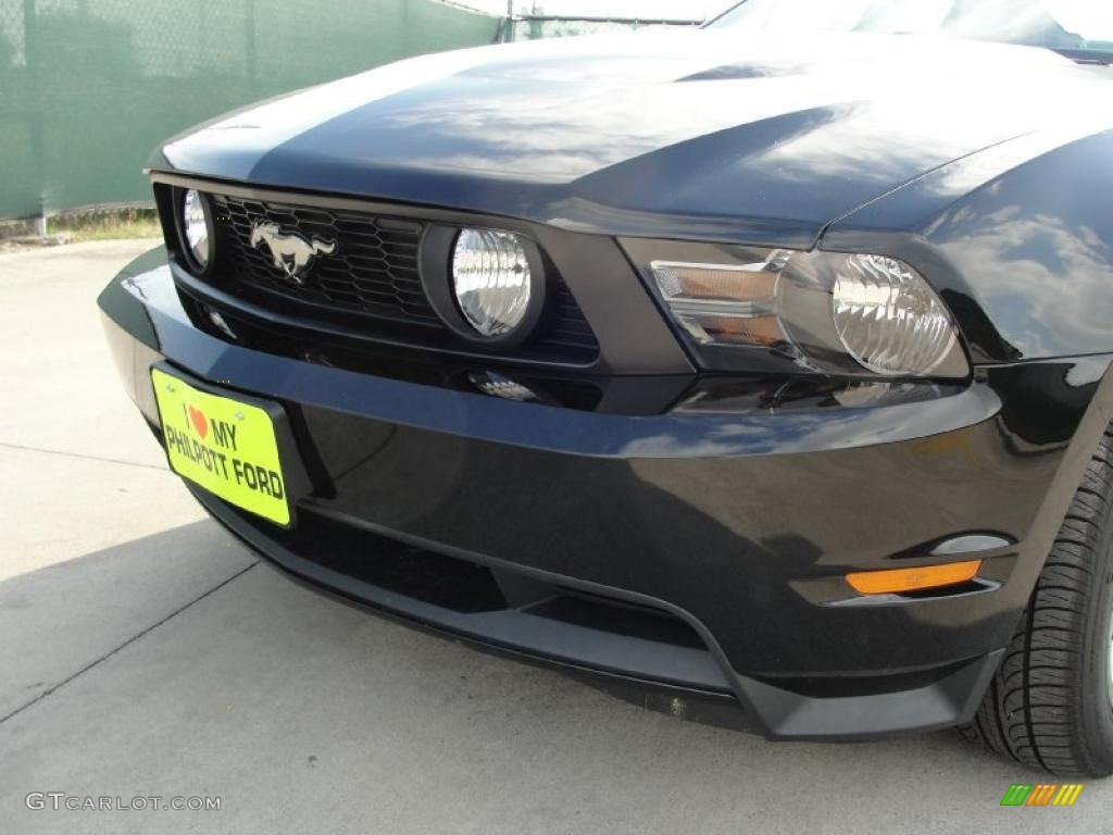 2011 Mustang GT Premium Coupe - Ebony Black / Charcoal Black/Cashmere photo #9