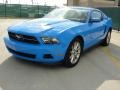 2011 Grabber Blue Ford Mustang V6 Premium Coupe  photo #7