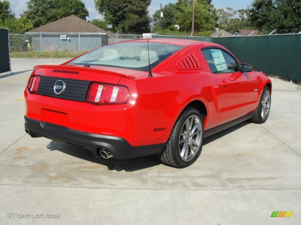 2011 Mustang GT Premium Coupe - Race Red / Stone photo #3