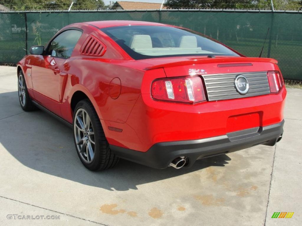 2011 Mustang GT Premium Coupe - Race Red / Stone photo #5