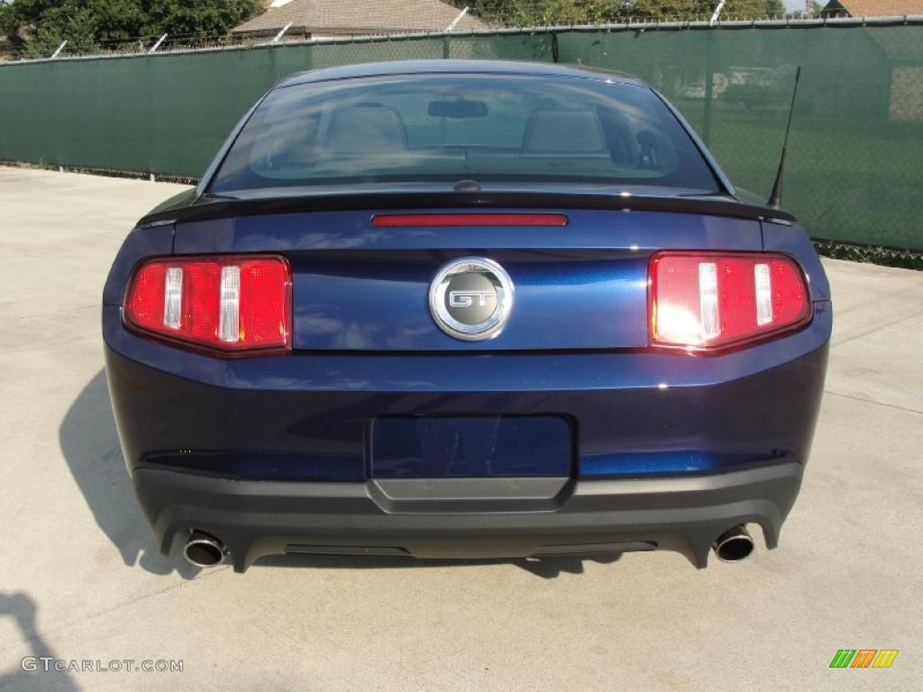 2011 Mustang GT Premium Coupe - Kona Blue Metallic / Charcoal Black photo #4