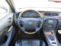2004 Jaguar S-Type Charcoal Interior Steering Wheel Photo