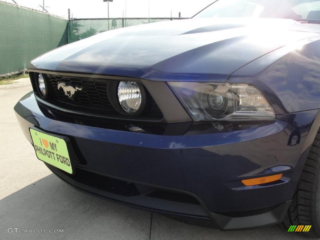 2011 Mustang GT Premium Coupe - Kona Blue Metallic / Charcoal Black photo #9