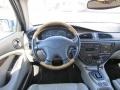 2002 Jaguar S-Type Almond Interior Steering Wheel Photo
