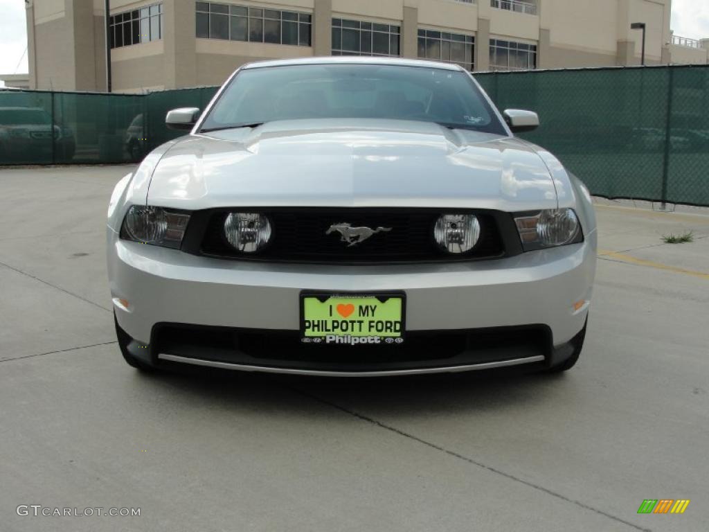 2011 Mustang GT Coupe - Ingot Silver Metallic / Charcoal Black photo #8