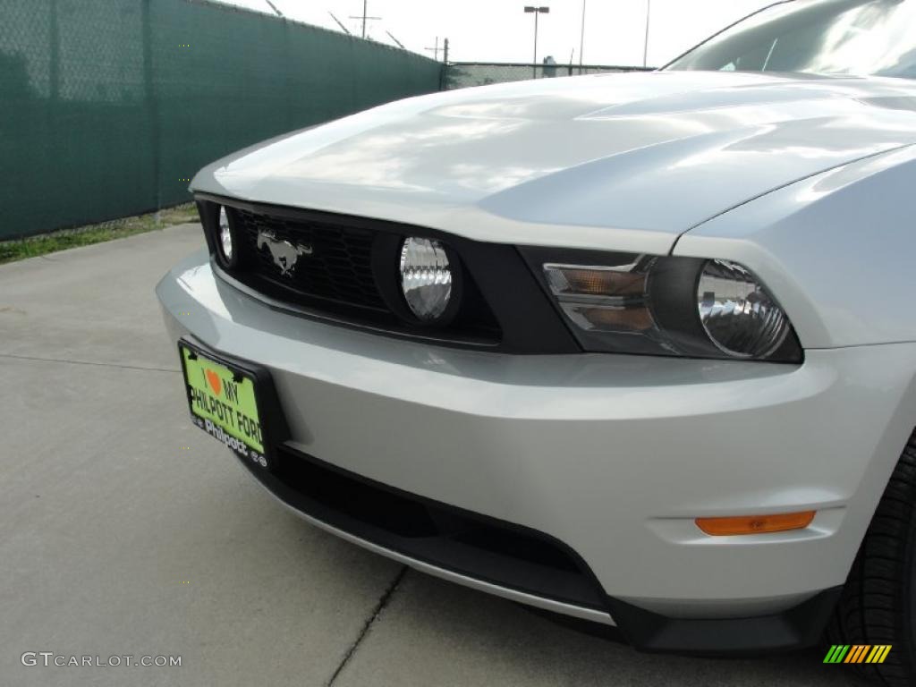 2011 Mustang GT Coupe - Ingot Silver Metallic / Charcoal Black photo #9