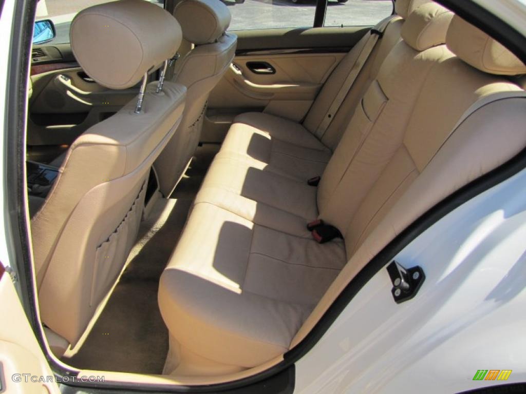 Sand Beige Interior 2001 BMW 5 Series 525i Sedan Photo #38541467
