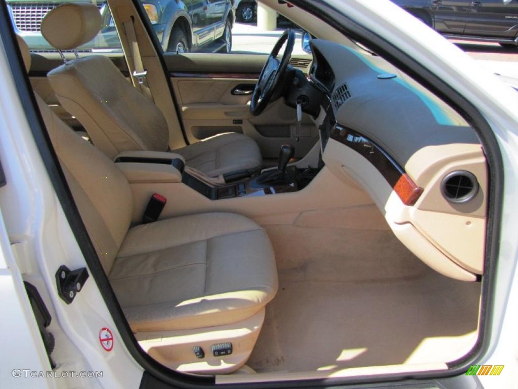 Sand Beige Interior 2001 BMW 5 Series 525i Sedan Photo #38541491
