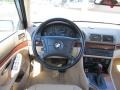 Sand Beige Steering Wheel Photo for 2001 BMW 5 Series #38541515