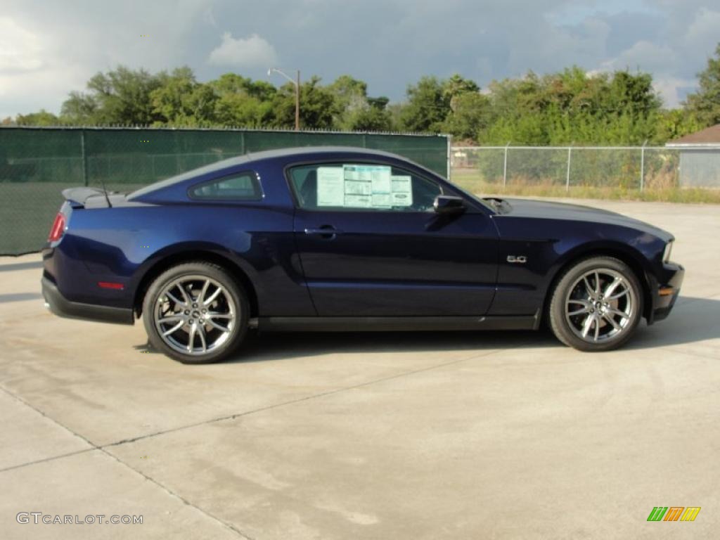 2011 Mustang GT Premium Coupe - Kona Blue Metallic / Charcoal Black/Grabber Blue photo #2