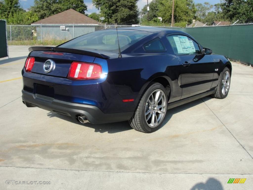 2011 Mustang GT Premium Coupe - Kona Blue Metallic / Charcoal Black/Grabber Blue photo #3