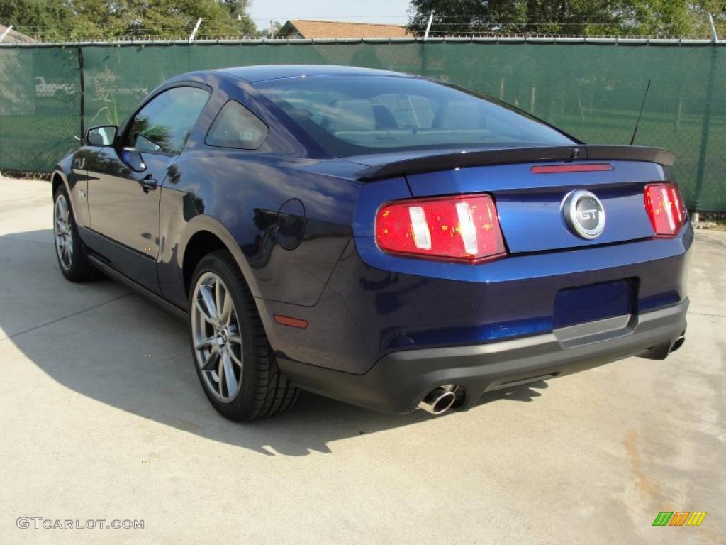 2011 Mustang GT Premium Coupe - Kona Blue Metallic / Charcoal Black/Grabber Blue photo #5