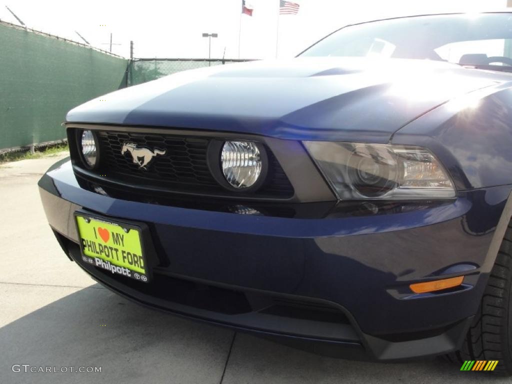 2011 Mustang GT Premium Coupe - Kona Blue Metallic / Charcoal Black/Grabber Blue photo #9