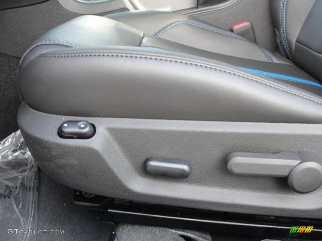 2011 Mustang GT Premium Coupe - Kona Blue Metallic / Charcoal Black/Grabber Blue photo #23