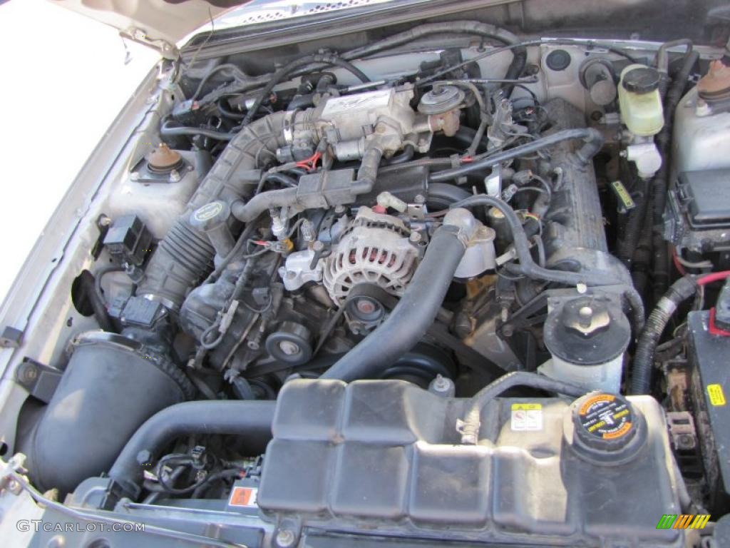 2001 Ford Mustang GT Convertible 4.6 Liter SOHC 16-Valve V8 Engine Photo #38542067