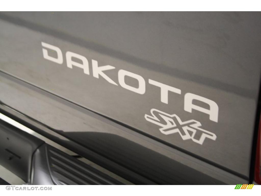 2003 Dakota SXT Club Cab - Graphite Metallic / Dark Slate Gray photo #26