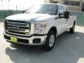 Oxford White - F250 Super Duty XLT SuperCab Photo No. 7
