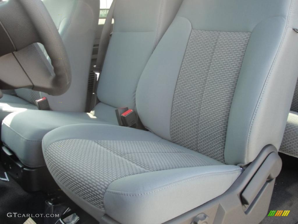 Steel Gray Interior 2011 Ford F250 Super Duty XLT SuperCab Photo #38543419