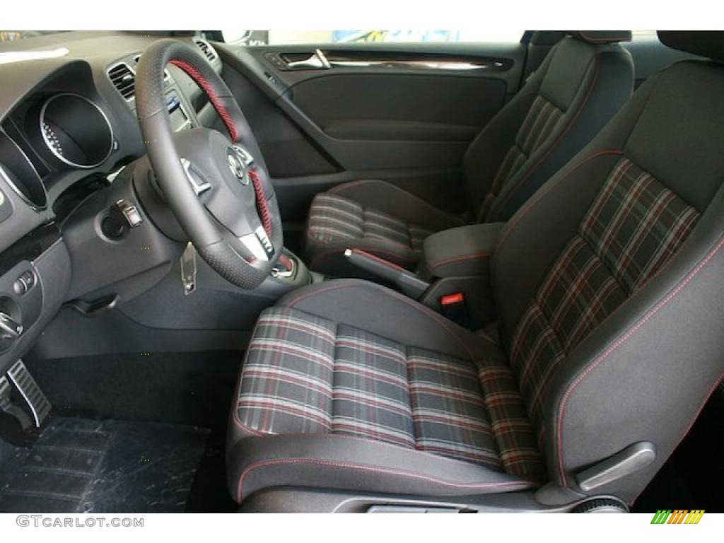 Interlagos Plaid Cloth Interior 2011 Volkswagen GTI 2 Door Photo #38543775